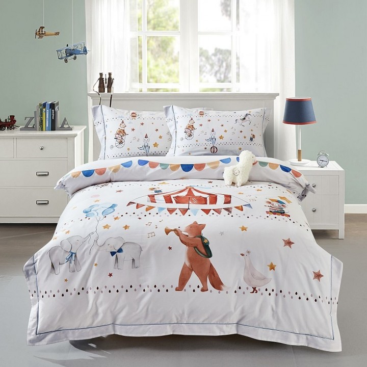 Постельное белье «Chapiteau» (1 - спальный; сатин: 100% египетский хлопок; арт. 2311-4XS)