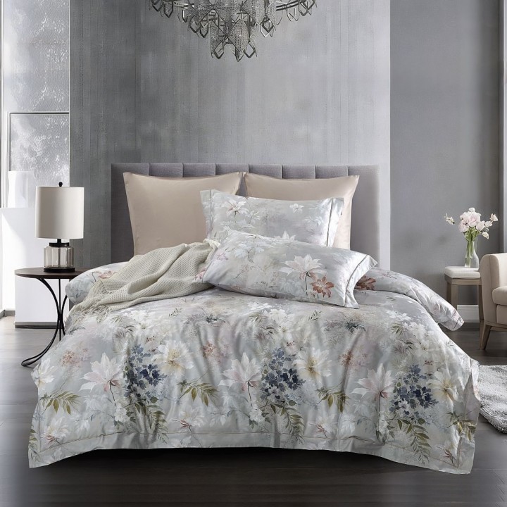 Постельное белье «Esfire» (евро; сатин: 100% египетский хлопок; арт. 2318-6)