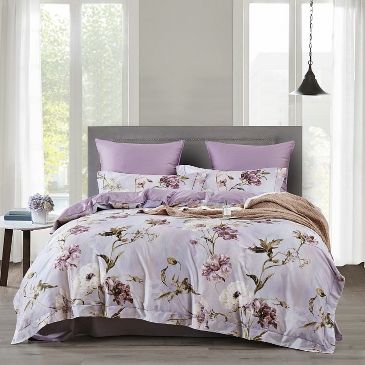 Постельное белье «Emily Bronte» (евро; сатин: 100% египетский хлопок; арт. 2367-6)