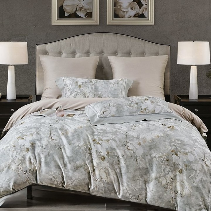 Постельное белье «Ноябрьское утро» с одеялом (евро; фланель: 61% тенсель, 39% хлопок; арт. 2269-OMP)