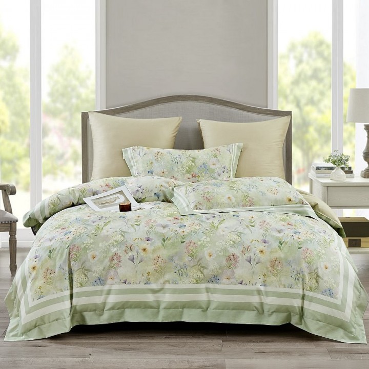 Постельное белье «Cosmeya» (1,5 - спальный; фланель: 61% тенсель, 39% хлопок; арт. 2360-4S)