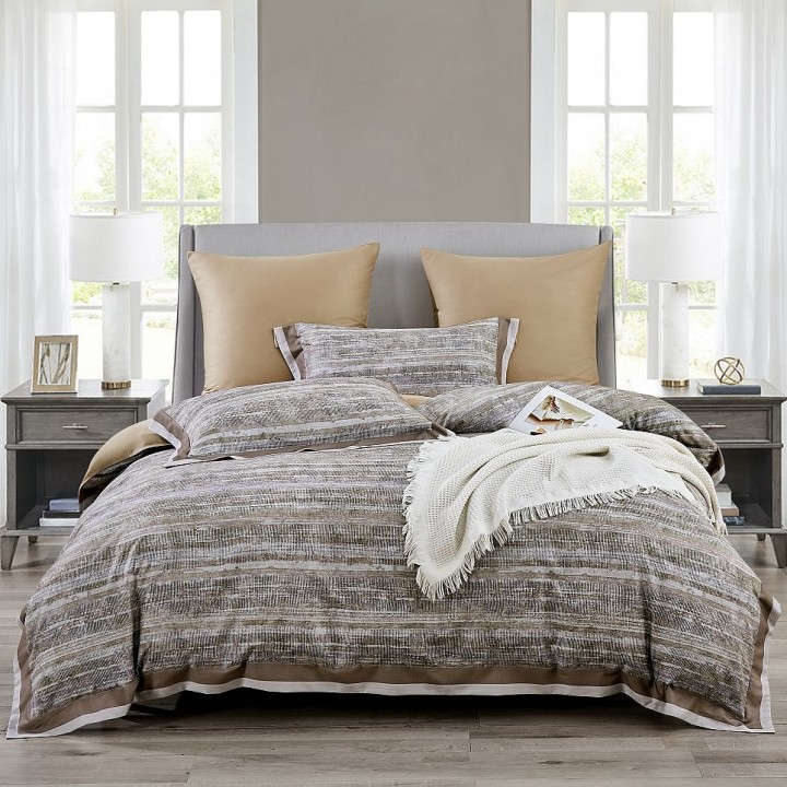 Постельное белье «Viktor» (евро; фланель: 61% тенсель, 39% хлопок; арт. 2363-6)