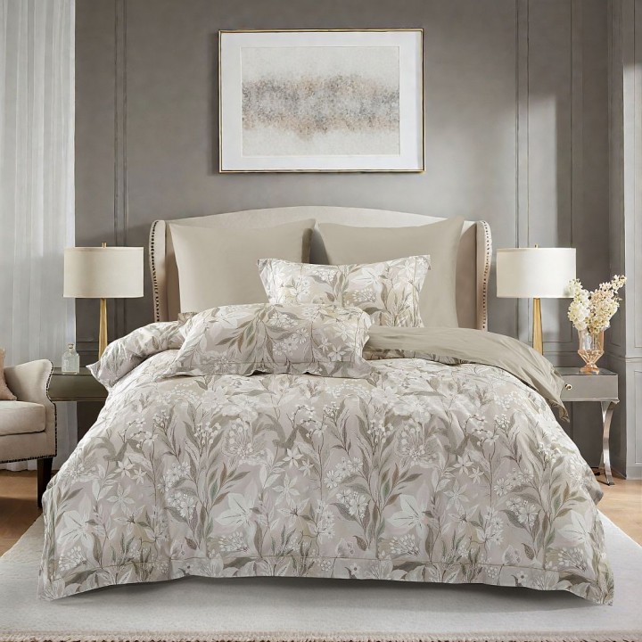 Постельное белье «Clementine» (евро; сатин: 100% хлопок; арт. 2338-6)