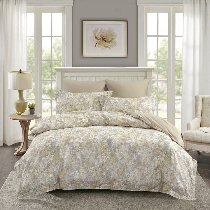 Постельное белье «Октябрь» (евро; сатин: 100% хлопок; арт. 2342-6)