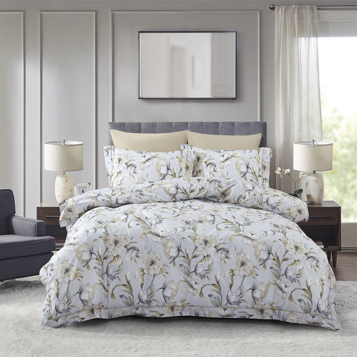 Постельное белье «Casablanca» (евро; сатин: 100% хлопок; арт. 2345-6)