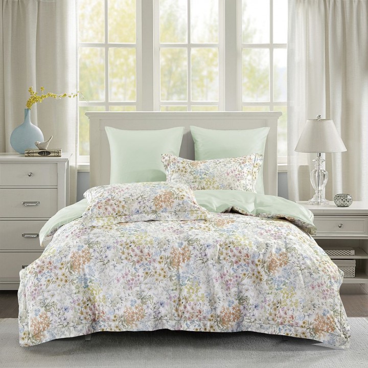 Постельное белье «Floreale» (1,5 - спальный; сатин: 100% хлопок; арт. 2352-4S)