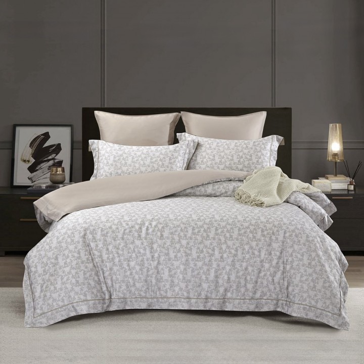 Постельное белье «Ystad» (евро; сатин: 61% тенсель, 39% хлопок; арт. 2326-6)