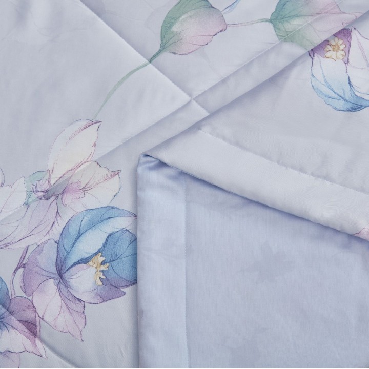 Одеяло облегченное стеганое «Aquarelle» (160х220 см; наполнитель: 50% тенсель, 50% искусственный шелк; чехол: сатин, 100% тенсель; арт. 1626-OS)