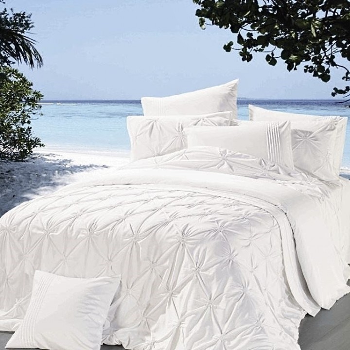 Постельное белье «Honeymoon in the Caribbean» (евро; сатин: 100% хлопок; арт. 586-4)