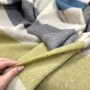 Плед шерстяной «Maule», цвет: фисташковый/бирюзовый (140х220 см; 55% шерсть альпака, 45% шерсть австралийского мериноса, арт. 1-01)