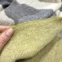 Плед шерстяной «Maule», цвет: фисташковый/бирюзовый (140х220 см; 55% шерсть альпака, 45% шерсть австралийского мериноса, арт. 1-01)