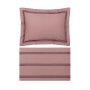 Комплект постельного белья «Акцент» (цвет: карминово-розовый, евро, перкаль)