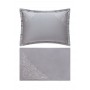 Комплект постельного белья «Castello» (цвет: серый; 1,5 - спальный; сатин: 100% хлопок)