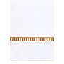 Комплект постельного белья «San Marco» (цвет: белый/золотой; 1,5 - спальный; перкаль: 100% хлопок)