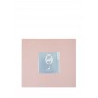 Простыня свободная «Linen» (цвет: розовый; 240х280 см; лен - хлопок Stonewashed: 50% лен, 50% хлопок)