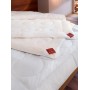 Одеяло шерстяное облегченное стеганое «Tibet» (200х200 см; наполнитель: 100% кашемир; чехол: сатин, 100% длинноволокнистый египетский хлопок)