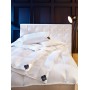Одеяло пуховое облегченное стеганое «Chalet» (200х200 см; наполнитель: 100% белый пух сибирского гуся; чехол: нано-батист, 100% хлопок)