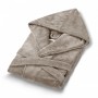 Халат махровый с капюшоном «Chicago Hooded», цвет: warm gray - дым (размер S/M (42-46); махра: 100% длинноволокнистый хлопок)