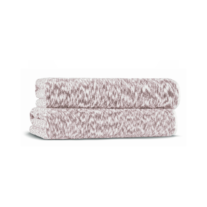 Полотенце махровое «Grade», цвет: quartz/white - пыльно-розовый/белый (50х90 см; махра: 100% длинноволокнистый хлопок)