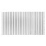 Полотенце махровое «Striped Gauze», цвет: white/dark grey - белый/темно-серый (50х90 см; гладкотканая/махра: 100% длинноволокнистый хлопок)