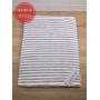 Полотенце махровое «Terry Stripe», цвет: white/warm grey - белый/дым (50х90 см; жаккардовая махра: 100% длинноволокнистый хлопок)
