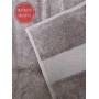 Полотенце махровое «Valencia», цвет: warm grey - дым (100х180 см; махра: 80% длинноволокнистый хлопок, 20% бамбук)