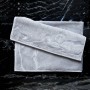 Полотенце махровое «Мелодия», цвет: серый (50x90 см; махра: 70% модал, 30% хлопок)