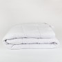 Одеяло всесезонное стеганое «Linen Wash Grass» (200х200 см; наполнитель: 70% хлопковое волокно, 30% льняное волокно; чехол: сатин, 100% хлопок)