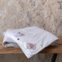 Одеяло всесезонное стеганое «Linen Wash Grass» (240х260 см; наполнитель: 70% хлопковое волокно, 30% льняное волокно; чехол: сатин, 100% хлопок)