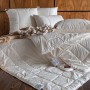 Одеяло всесезонное стеганое «Organic Cotton Grass» (150х200 см; наполнитель: 70% хлопковое волокно, 30% льняное волокно; чехол: батист, 100% органический хлопок)