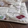Одеяло облегченное стеганое «Organic Cotton Grass» (200х200 см; наполнитель: 70% хлопковое волокно, 30% льняное волокно; чехол: батист, 100% органический хлопок)
