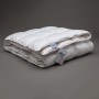 Одеяло пуховое кассетное всесезонное «Gray Familie Down» (220х240 см; наполнитель: 100% серый гусиный пух; чехол: тик, 100% хлопок)