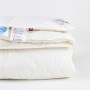 Одеяло пуховое кассетное теплое «Grand Down Grass» (150х200 см; наполнитель: 100% белый гусиный пух; чехол: батист, 100% хлопок)