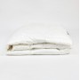 Одеяло пуховое кассетное всесезонное облегченное «Luxe Down Grass» (220х240 см; наполнитель: 100% белый гусиный пух; чехол: сатин, 60% тенсель, 40% хлопок)