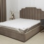 Перина пуховая кассетная «Royal Down Grass» с резинками по углам (90х200 см; наполнитель: 100% белый гусиный пух; чехол: твил, 100% египетский хлопок)