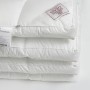 Перина пуховая кассетная «Royal Down Grass» с резинками по углам (90х200 см; наполнитель: 100% белый гусиный пух; чехол: твил, 100% египетский хлопок)
