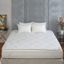 Наматрасник из верблюжьей шерсти «Mattress Camel Wool Grass» с резинками по углам (200х200 см; наполнитель: 100% шерсть верблюжья grass; чехол: сатин, 100% хлопок)