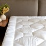 Наматрасник-топпер шерстяной «Topper Wool Grass» с резинками по углам (200х200 см; наполнитель: 100% merino grass/100% полиэстер; чехол: сатин, 100% хлопок)