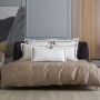 Наволочки «Alpine Caramel Beige Allure Grass» с широким кантом (50х90 см - 2 шт.; сатин: 100% хлопок)