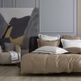 Наволочки «Alpine Caramel Beige Allure Grass» с широким кантом (50х90 см - 2 шт.; сатин: 100% хлопок)