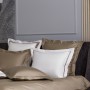 Наволочки «Alpine Caramel Beige Allure Grass» с узким кантом (50х70 см - 2 шт.; сатин: 100% хлопок)