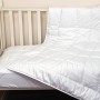 Комплект одеяло и подушка детские «Baby Cotton Grass» (100х135 см (1), 40х60 см (1); наполнитель: 80% хлопковое волокно, 20% льняное волокно; чехол: мако-батист, 100% египетский хлопок)