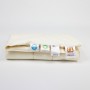 Одеяло детское пуховое стеганое всесезонное «Baby Organic Down Grass» (70х100 см; наполнитель: 100% белый гусиный пух; чехол: батист, 100% органический хлопок)