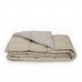 Одеяло дорожное пуховое «Travel Plaid Grass», цвет: grey-beige (140х200 см; наполнитель: 100% серый гусиный пух; чехол: нейлон 30D)