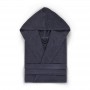 Халат махровый с капюшоном «Meyzer», цвет: navy - темно-синий (размер S/M (42-46); махра, 100% хлопок)