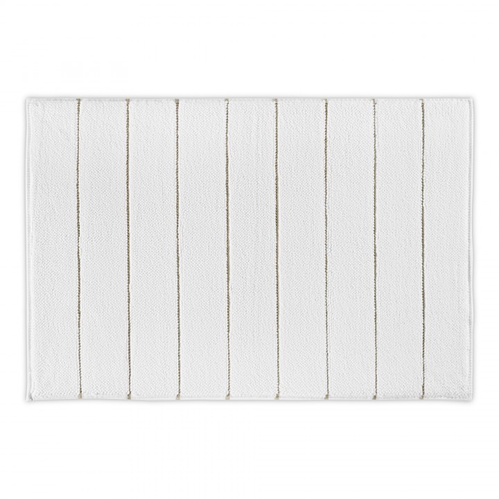 Коврик «Cozy», цвет: white/vapour - белый/дым (60х95 см; махра: 100% хлопок) 