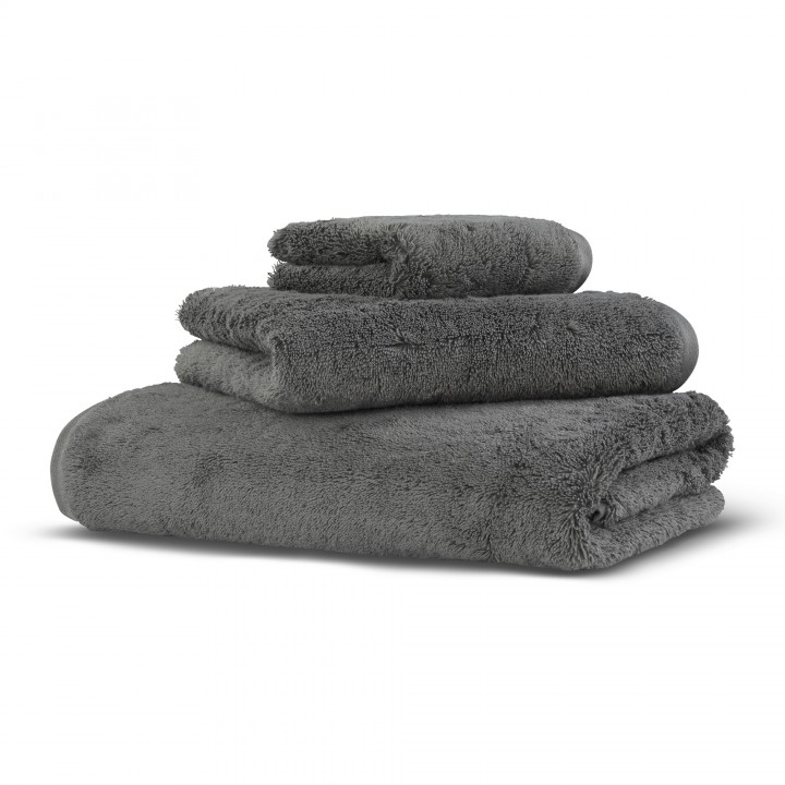 Полотенце махровое «Aire», цвет: dark grey - темно-серый (30x40 см; махра: 100% органический хлопок)