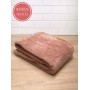 Полотенце махровое «Aire», цвет: sienna - темный пыльно-розовый (100х180 см; махра: 100% органический хлопок)