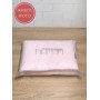 Полотенце махровое «Galata Organic», цвет: blush - бледно-розовый (100x150 см; махра: 100% органический хлопок)