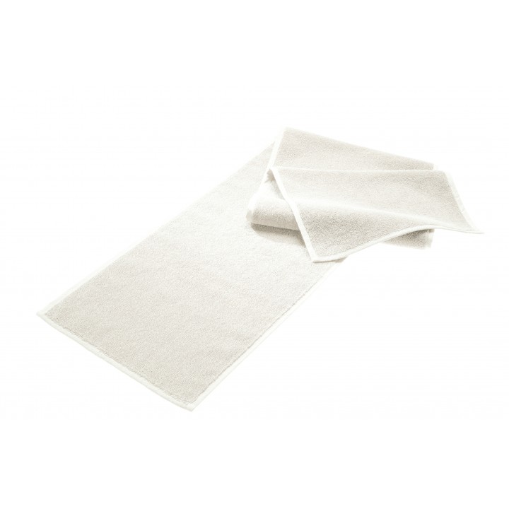 Полотенце массажное «Galata Soft», цвет: snow white - белый (30х145 см; махра: 65% хлопок, 35% лен)